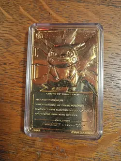 1999 burger king pokemon gold cards pikachu - Image 3