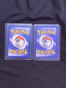 2 Vintage Gengar Pokemon Cards Collection - Card Lot - Fossil Set - 1999 Base - Image 2