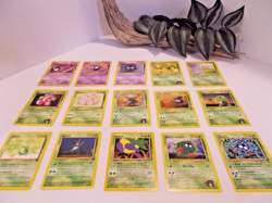 Pokemon Card Lot 15 Cards Sabrina's Gastly, Gastly, Erica's Gloom, Gloom Lot #33 - Image 1