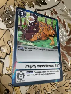 Digimon Card Game Single EX1-072 R Emergency Program Shutdown! Alt Art - Image 1