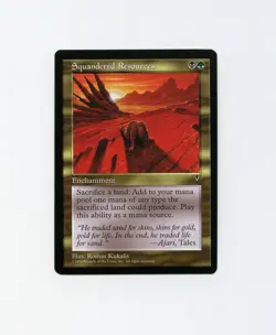 Squandered Resources Visions NM-/LP Magic the Gathering a - Image 1