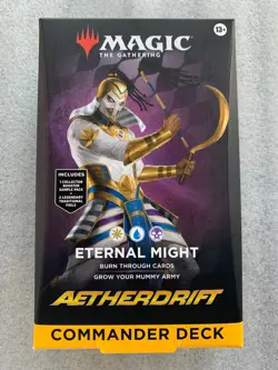 MTG Magic Gathering - ETERNAL MIGHT - Aetherdrift COMMANDER Deck - ENGLISH / NEW - Image 1