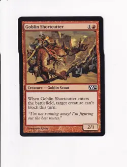 MAGIC THE GATHERING MTG MAGIC 2014 (M14) GOBLIN SHORTCUTTER - Image 1