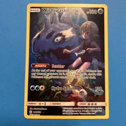 Pokemon TCG Wishiwashi Cosmic Eclipse Holo Card 240/236 Secret Rare NM - Image 1