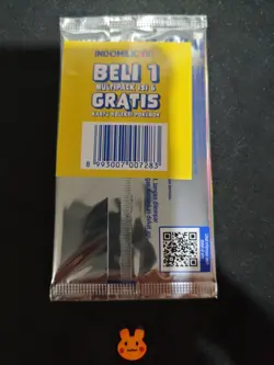 Pokemon Indomilk Promo Sealed Pack pikachu fuecoco Stamped Pokemon TCG Indonesia - Image 3