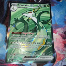 Serperior ex 156/086 – Black Bolt (Ultra Rare Full Art) – NM – 2025 Pokemon TCG - Image 1