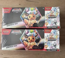 Pokemon Prismatic Evolutions Sams Club Exclusive Surprise Box Booster Bundle x2 - Image 1
