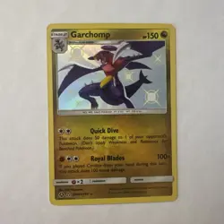 Garchomp SV40/SV94 Shiny Holo Rare Pokemon TCG Hidden Fates: Shiny Vault NM - Image 5