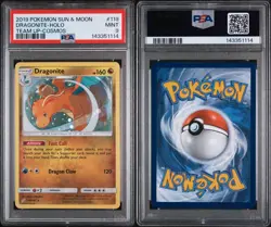 Pokemon TCG - PSA 9 2019 Dragonite, Cosmos Holofoil, Sun & Moon #119 - Image 3