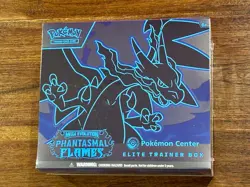 Phantasmal Flames Pokemon Center Exclusive Elite Trainer Box ETB Sealed - Image 1