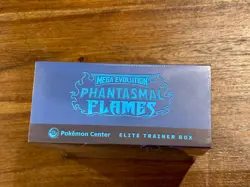 Phantasmal Flames Pokemon Center Exclusive Elite Trainer Box ETB Sealed - Image 2