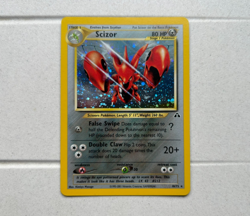 Scizor Holo Rare - Pokemon TCG Neo Discovery - 2001 WOTC - NM - 10/75 - Image 1