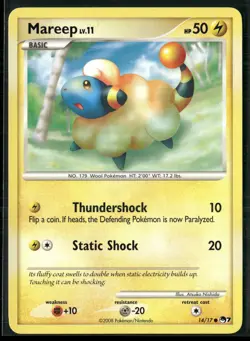 Pokemon - Mareep 14/17 POP Series 7 LP - Image 1
