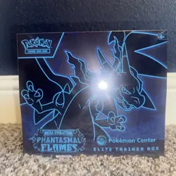 Phantasmal Flames Pokemon Center Exclusive Elite Trainer Box ETB SEALED - Image 1