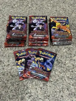 Pokemon Destin Rivals Sleeved Booster Lot of 33 Packs NEW & SEALED! - Image 2