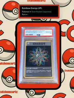 [PSA10] 1997 POKEMON JAPANESE ROCKET RAINBOW ENERGY - HOLO - Image 1