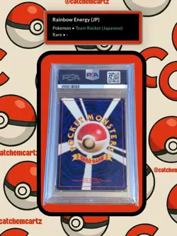 [PSA10] 1997 POKEMON JAPANESE ROCKET RAINBOW ENERGY - HOLO - Image 3