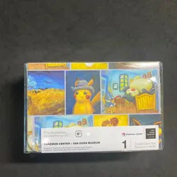Pokemon × Van Gogh Museum Pikachu Double Deck Box New From Japan New - Image 1