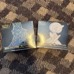 Mega Evolution Gardevoir & Lucario Pokemon Center Elite Trainer Box ETB Pair Set - Image 1