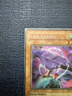 Yu Gi Oh! Yata Garasu LOD-000 Secret Rare, 1st Edition, Damaged - Image 4