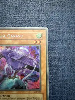 Yu Gi Oh! Yata Garasu LOD-000 Secret Rare, 1st Edition, Damaged - Image 5