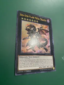 Yugioh! Red-Eyes Flare Metal Dragon CORE-EN054 Ultimate Rare 1st Edition NM - Image 2