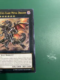 Yugioh! Red-Eyes Flare Metal Dragon CORE-EN054 Ultimate Rare 1st Edition NM - Image 3