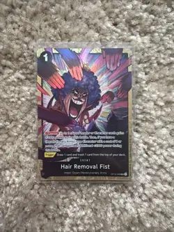 Hair Removal Fist OP12-098 Promo Premium Card Collection Best Selection Vol. 5 - Image 1