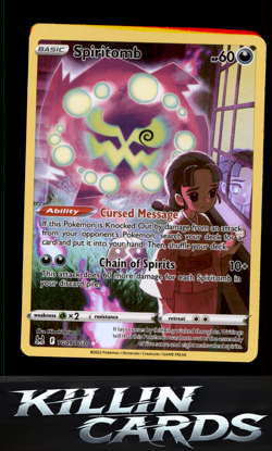 Spiritomb TG09/TG30 Pokemon Ultra Rare SWSH11: Lost Origin Trainer Gallery Card - Image 1
