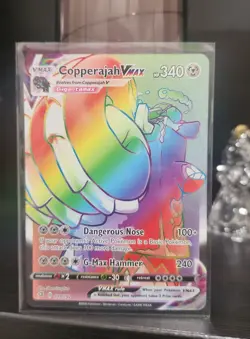 Copperajah Vmax 199/192 Rebel Clash NM Full Art Secret Rainbow Rare Pokemon Card - Image 1