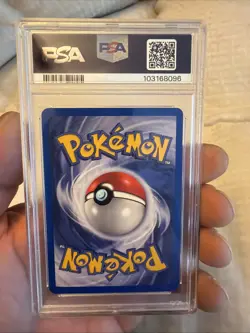 Pokemon TCG 1st Edition Rockets Moltres Holo Rare Card 12/132 Gym Heroes PSA 8 - Image 2