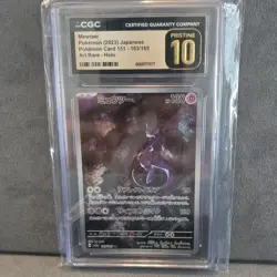 Pokemon Mewtwo Card 151 183 Art Rare Holo CGC Japanese 2023 pristine 10 - Image 1