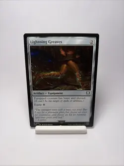 Lightning Greaves #281 Lord of the Rings LTC Magic: The Gathering Card - Image 1