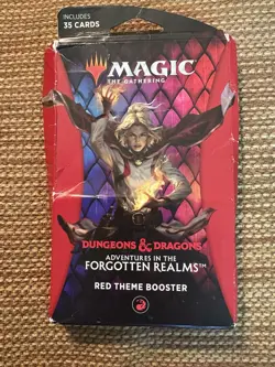 Red Theme Booster Magic the Gathering Dungeons & Dragons Forgotten Realms - Image 1