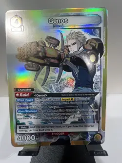 Genos SR Union Arena Card OPM-1-102 English One Punch Man LP - Image 1