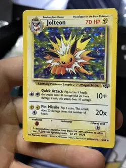 Jolteon 4/64 Jungle 1999 Holo Rare WOTC Pokemon Card TCG - Image 3