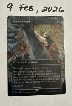 Buster Sword (Borderless) Final Fantasy Foil - Image 1