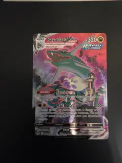 Pokemon Rayquaza VMAX TG20/TG30 Full Art Rapid Strike Holo Ultra Rare 320HP - NM - Image 1