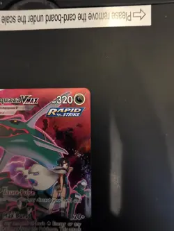 Pokemon Rayquaza VMAX TG20/TG30 Full Art Rapid Strike Holo Ultra Rare 320HP - NM - Image 3