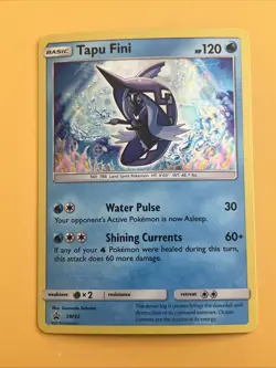 Tapu Fini (SM92) Sun & Moon - 2018 - Cosmo Holo - Black Star Promo - Pokemon TCG - Image 1
