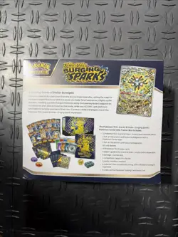 POKEMON SCARLET & VIOLET SURGING SPARKS POKEMON CENTER ETB SEALED AS SHOWN - Image 2