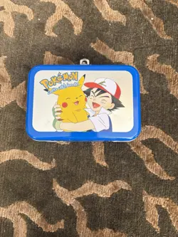Pokemon Vintage Original Tin Box Case Pokemon OG - Image 1
