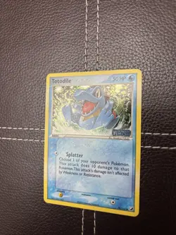 Pokemon TCG - Totodile 78/115 - EX Unseen Forces - LP Common Reverse Holo (2005) - Image 2