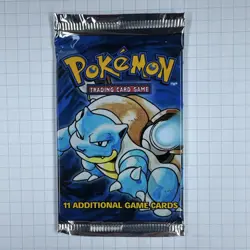 Unopened Sealed 1999 Base Set Booster Pokemon Pack SEE PHOTOS SCRATCHED - Image 1