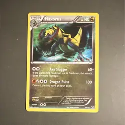 Pokemon Haxorus 16/20 Dragon Vault Holo Rare HP140 Axe Slugger Dragon Pulse - Image 1