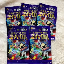 Pokemon Amada Super DX Stickers 5 Packs 30 Sheets Sealed Japanese 1998 - Image 1