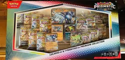 Pokemon Prismatic Evolutions Lucario EX and Tyranitar EX Premium Collection - Image 1