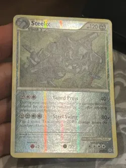 Steelix - 24/95 - Rare - Reverse Holo Pokemon HGSS - Unleashed - Image 2