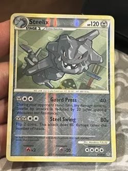 Steelix - 24/95 - Rare - Reverse Holo Pokemon HGSS - Unleashed - Image 4