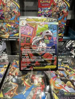 Mega Scrafty ex 285/217 SIR Secret Rare Pokemon Ascended Heroes MINT - In Hand - Image 1